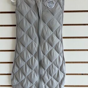 Dreamland baby weighted gray sleep swaddle small